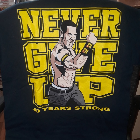 WWE Other - WWE John Cena Navy Blue Shirt Size M